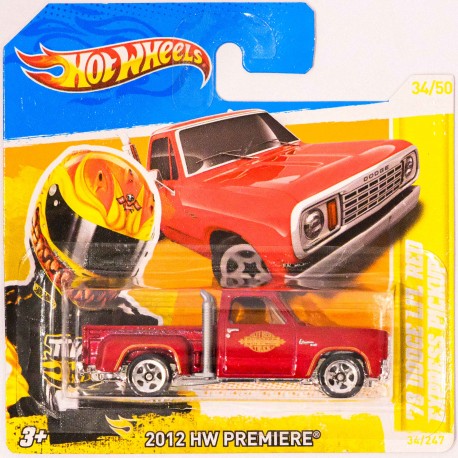 Hot Wheels 1:64 '78 Dodge Li'L Red Express Pickup