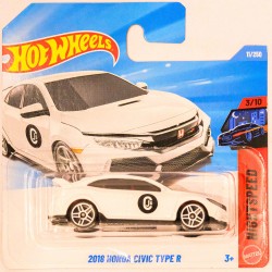 Hotwheels 1:64 2018 Honda Civic Type R