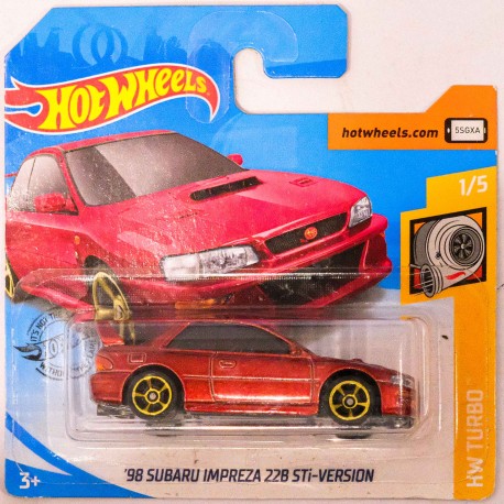Hotwheels 1:64 '98 Subaru Impreza 22B STi-Version