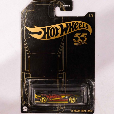 HotWheels 90's Street Scene 1:64 '96 Nissan 180SX Type X (55th Anniversary)