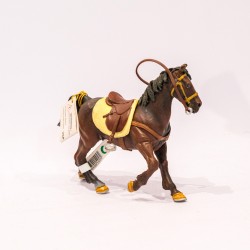 papo Cavalo (Brown Horse with Saddle)