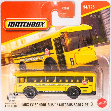 Matchbox 1:64 MBX EV School Bus