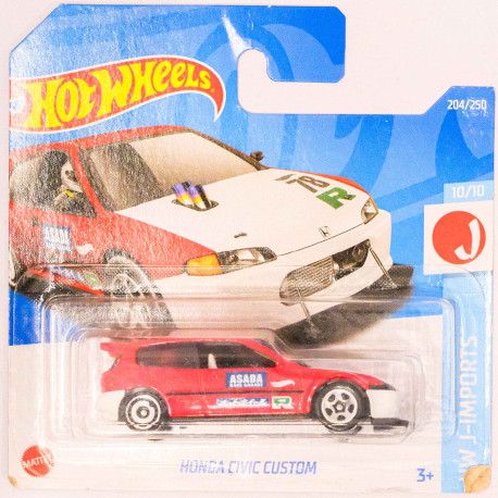 Hot wheels 1:64 Honda Civic Custom
