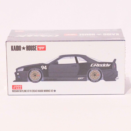 Kaido House MiniGT 1:64 Nissan Skylline GT-R (R34) Kaido Works V2