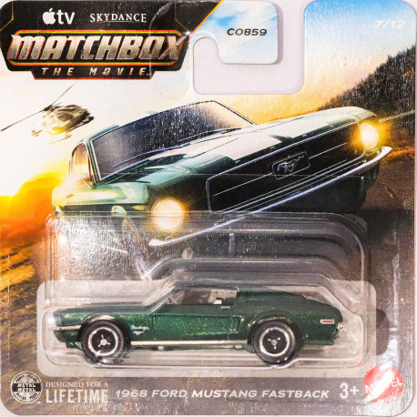 Hotwheels 1:64 1968 Ford Mustang Fastback