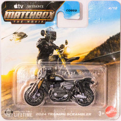 Hotwheels 1:64 2024 Triumph Scrambler (Skydance)