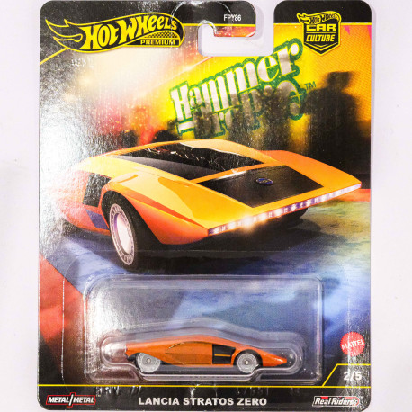 HotWheels  Premium 1:64 Lancia Stratos Zero (Hammer Drops)