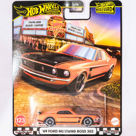 HotWheels  Premium 1:64 '69 Ford Mustang Boss 302 (Boulevard)