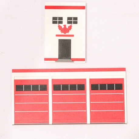 Parede para Expositor Empilhável - Bombeiros Baixo