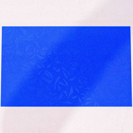 Base para Expositor Empilhável - Textura triângulos azul