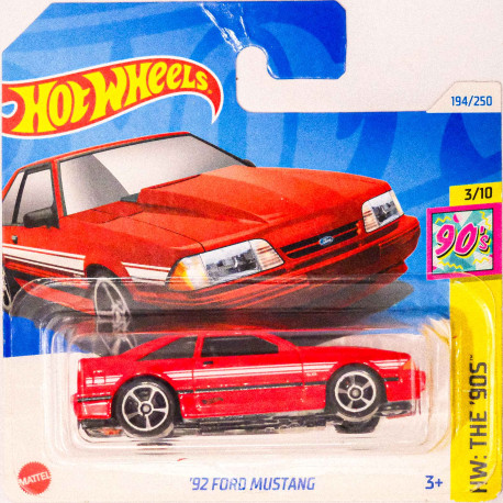 Hot Wheels 1:64 '92 Ford Mustang