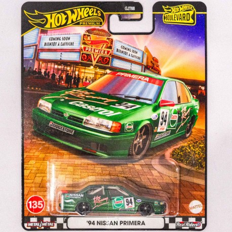 Hotwheels Premium 1:64 '94 Nissan Primera (135 Boulevard)